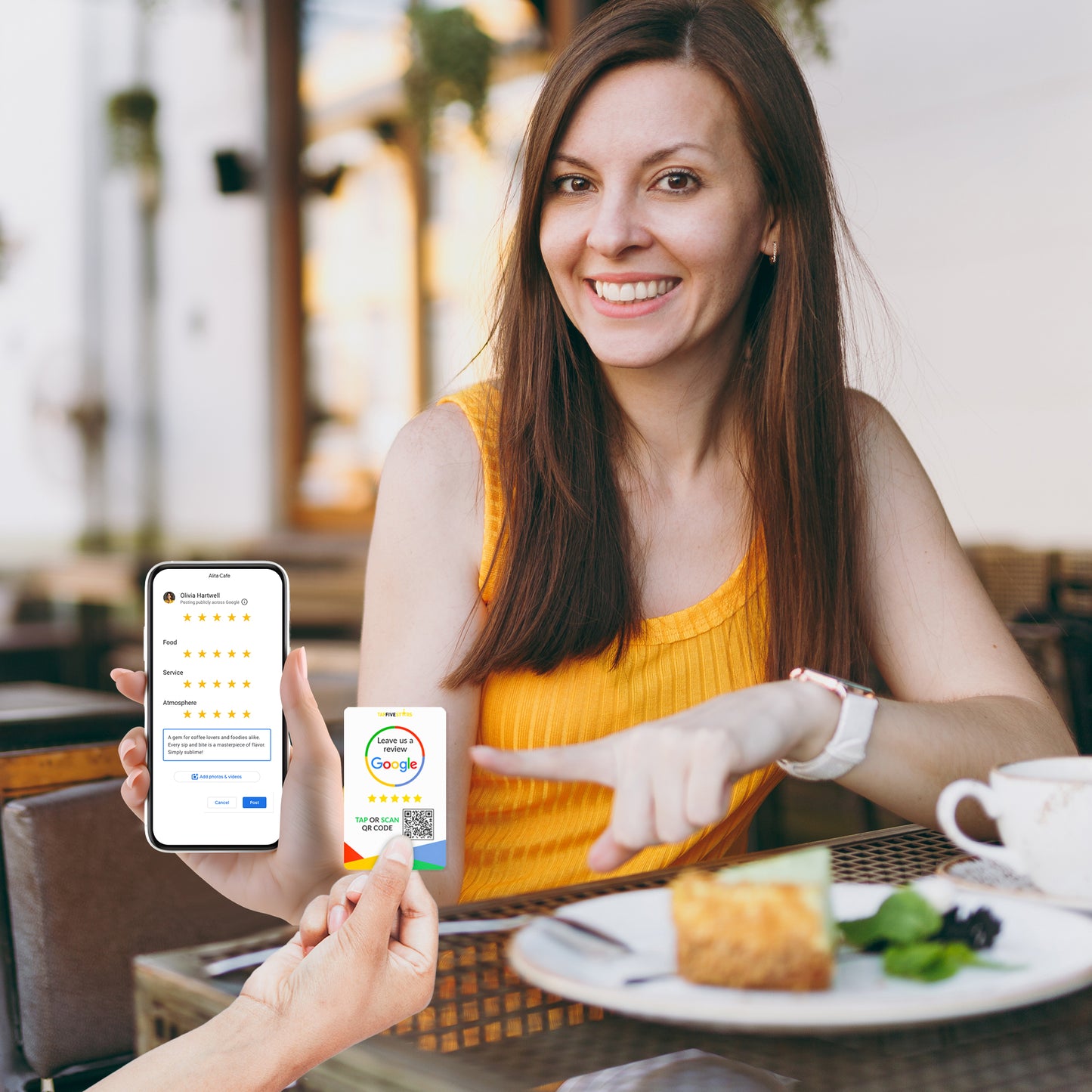 TapFive Google Review Tap Card (1 Pack)